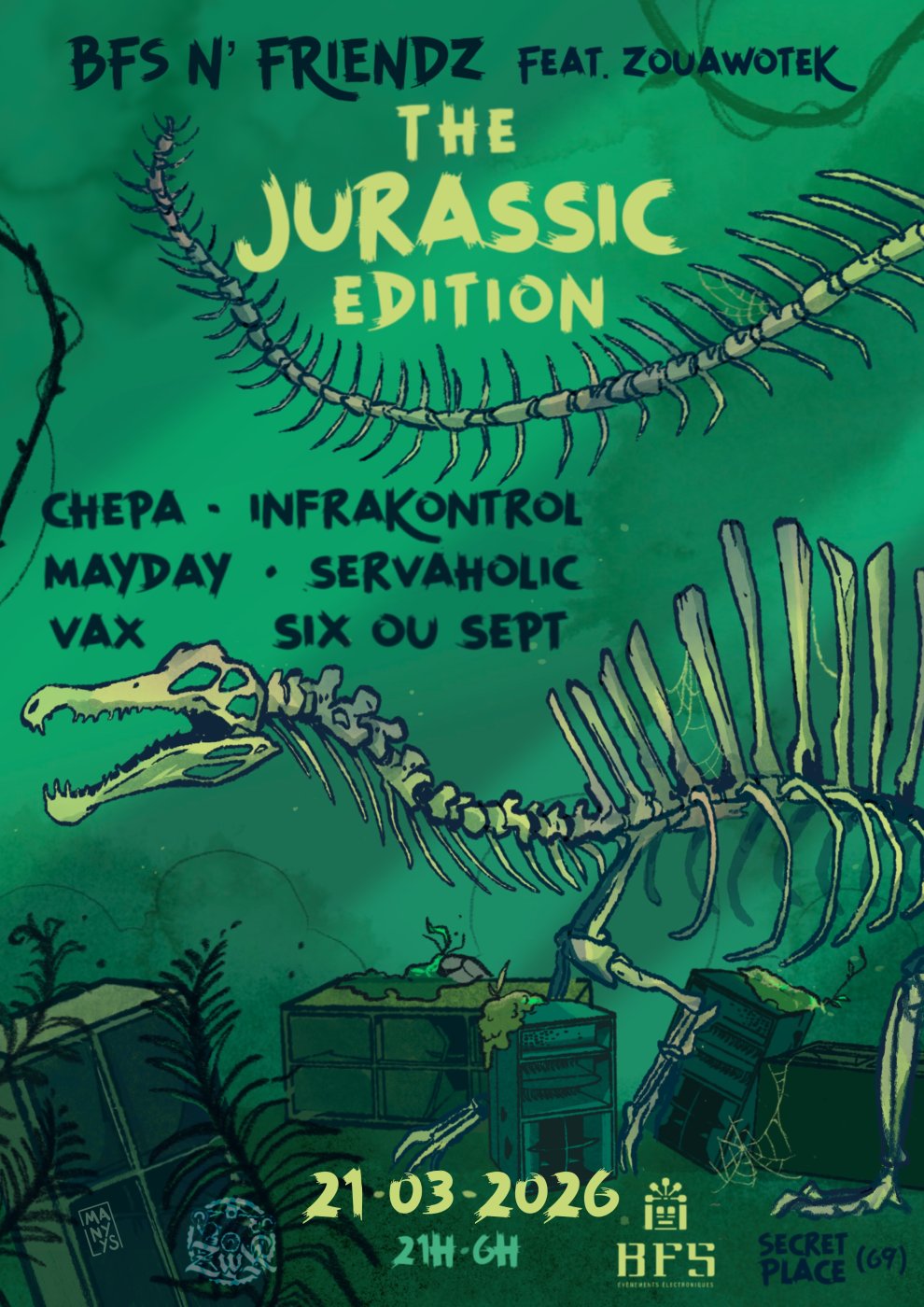 BFS N’Friendz — Jurassic Edition